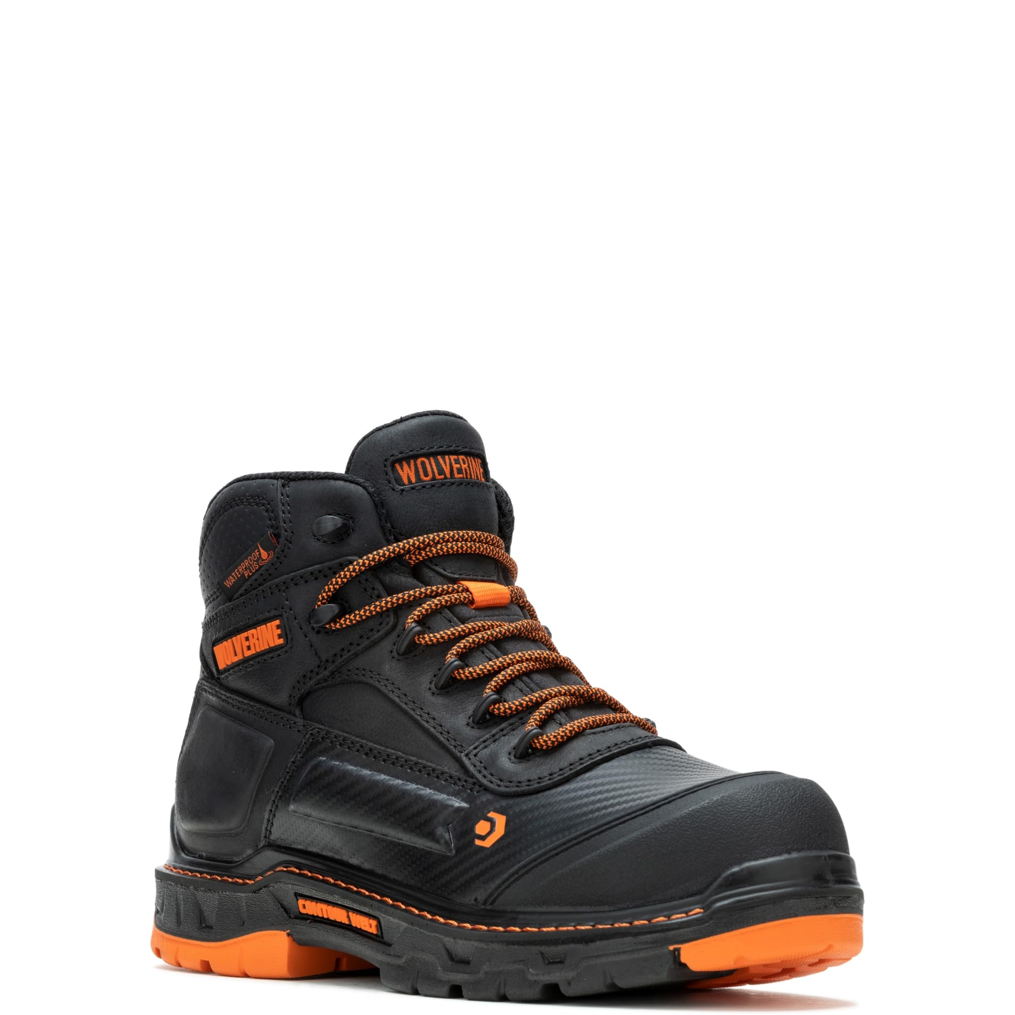 Wolverine Men's Overpass WP CM Mid Black/Orange